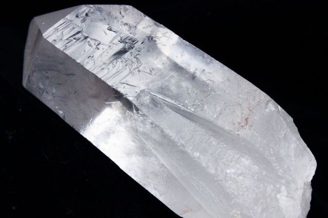 レムリアンシード水晶原石 ミナスジェライス州コリント産 ※証明書付き[T370-4432]