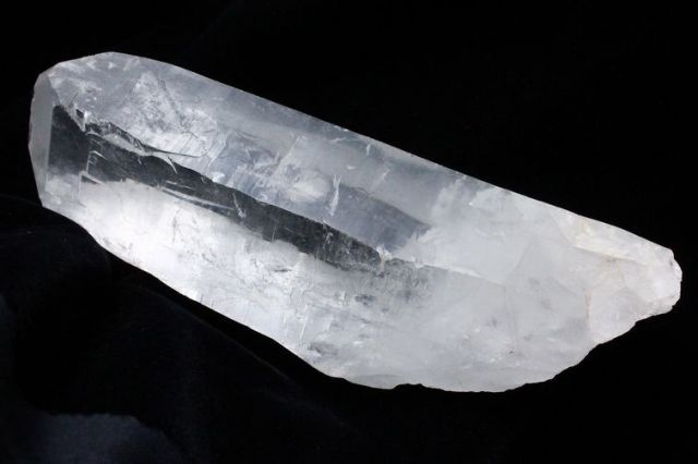 レムリアンシード水晶原石 ミナスジェライス州コリント産 ※証明書付き[T370-4490]