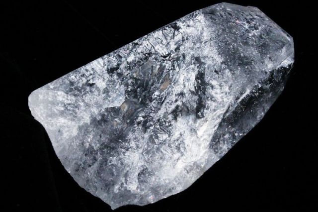 レムリアンシード水晶原石 ミナスジェライス州コリント産 ※証明書付き[T370-4537]