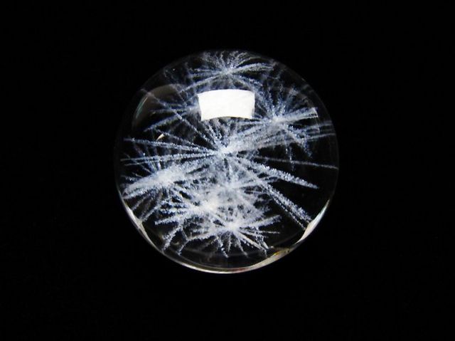 ホワイトスタークォーツ 丸玉 17mm [T371-2642]
