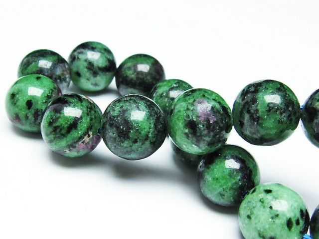 ルビーインゾイサイトブレスレット15mm[T372-2786]