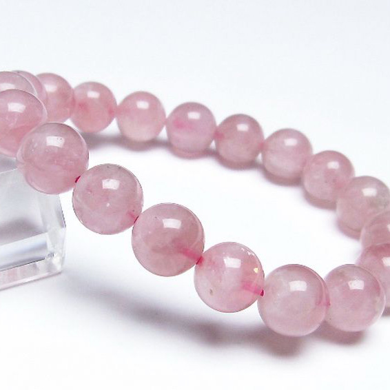 ローズクォーツブレスレット10mm[T373-4764]