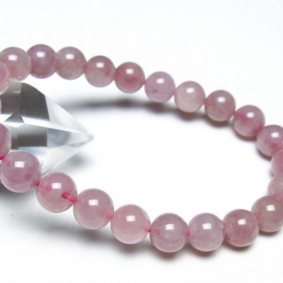 ローズクォーツブレスレット 8mm [t373-6950]