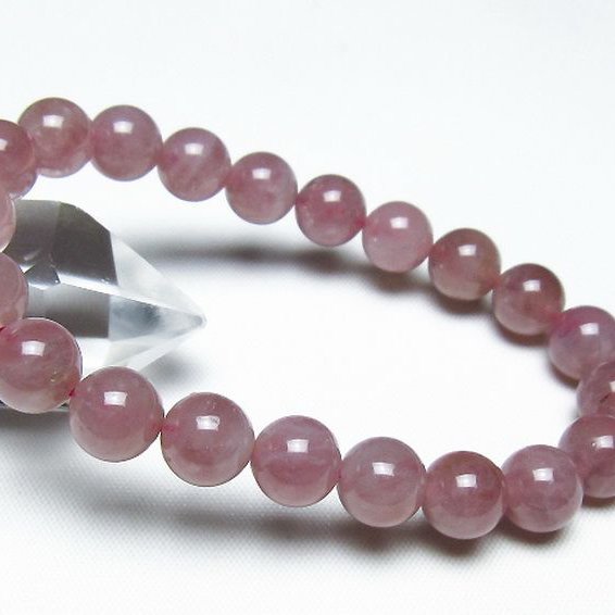 ローズクォーツブレスレット 9mm [t373-7024]