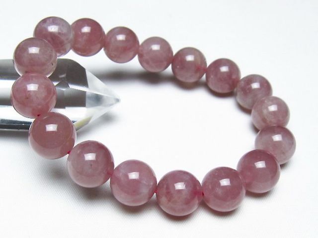 ローズクォーツブレスレット 13mm [t373-7051]