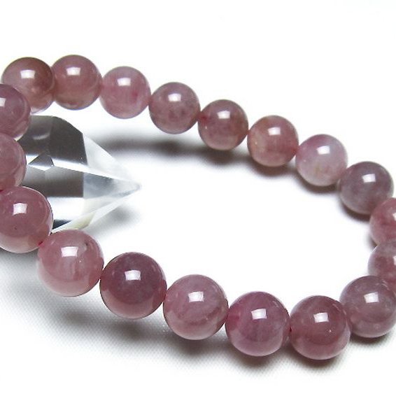 ローズクォーツブレスレット 11mm [t373-7089]