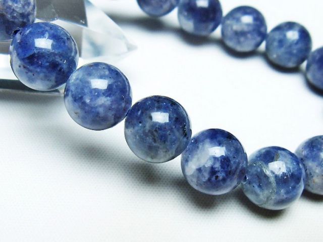 最高品質　アイオライト　天然石　ブレスレット 高品質++]アイオライトブレスレット（約6.5mm玉） - 埼玉県吉川