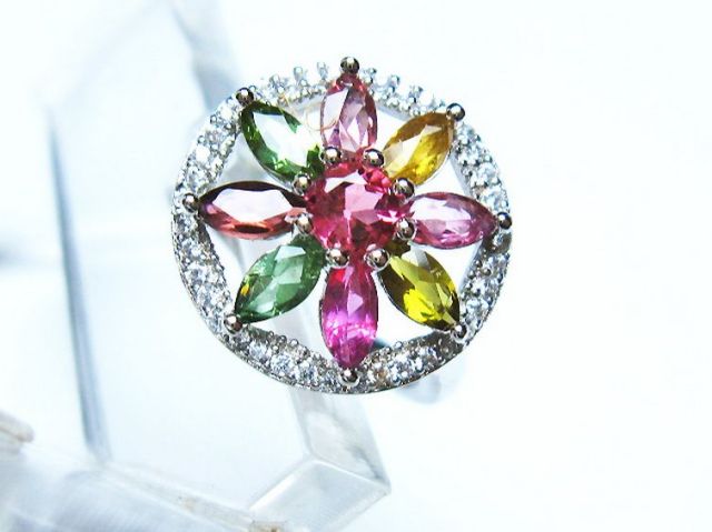 トルマリン指輪(13号) [t384-1603]