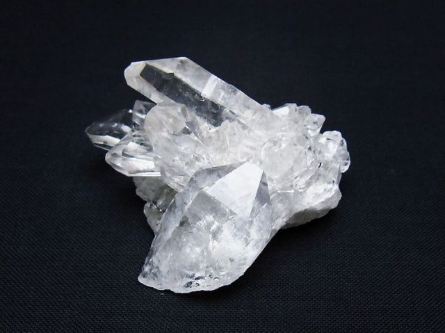 アーカンソー州産水晶クラスター[T386-7769]