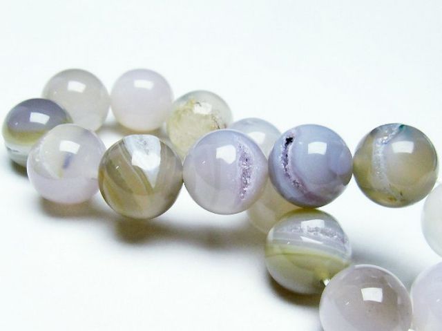 パワーストーン 天然石 アゲート笑口ブレスレット 14mm [T39-2544]2枚目