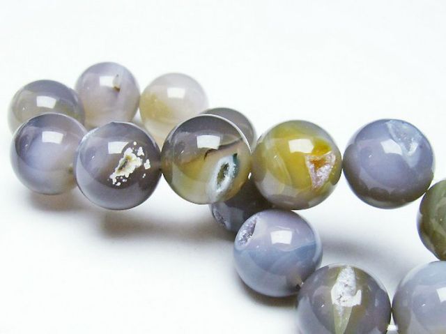 【コレクターズアイテム】ターキッシュアゲート アゲート笑口ブレスレット 16mm [T39-2634]