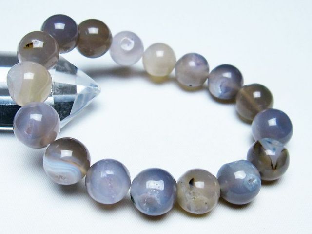 アゲート笑口ブレスレット 12mm [T39-2852]