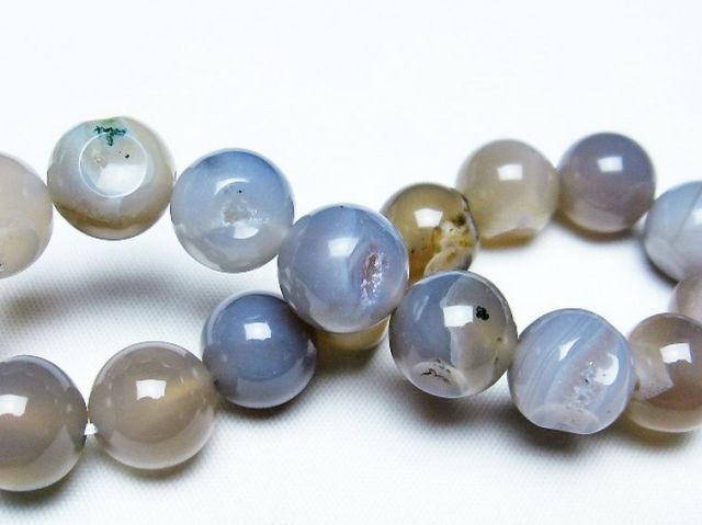 アゲート笑口ブレスレット 12mm [T39-2863]