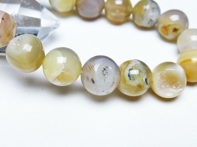 アゲート笑口ブレスレット 12mm [T39-2871]