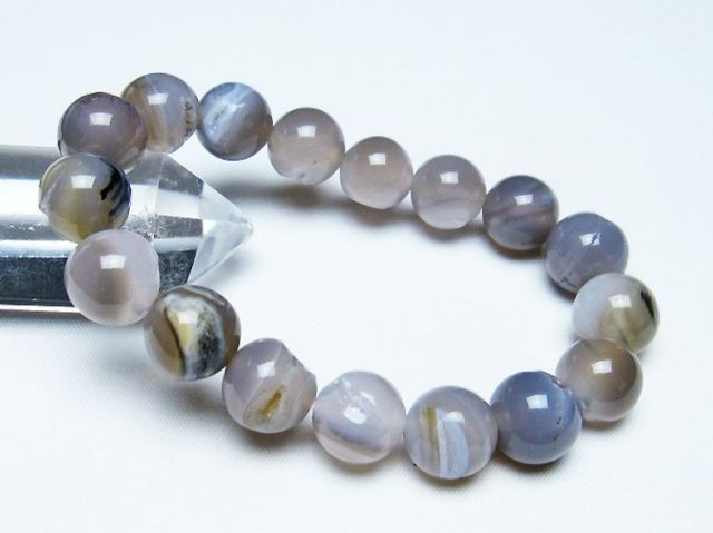 アゲート笑口ブレスレット 12mm [T39-2884]