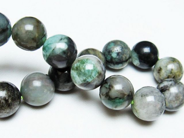 エメラルドブレスレット 10mm [T398-9286]