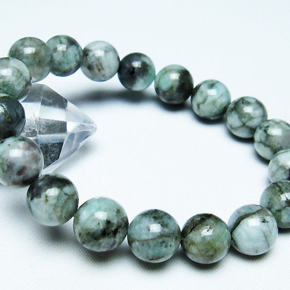 エメラルドブレスレット 10mm [T398-9471]