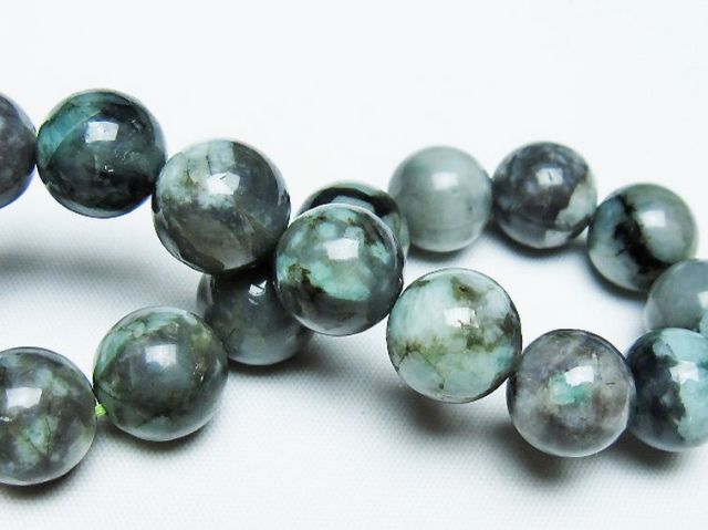 エメラルドブレスレット 12mm [T398-9491]