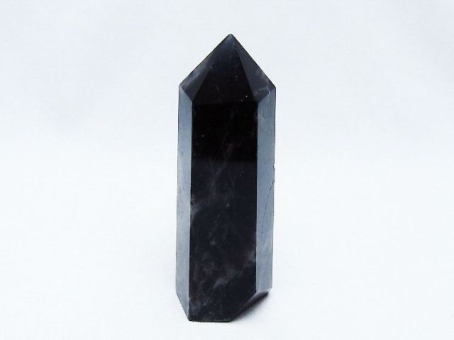 モリオン 純天然 黒水晶 六角柱 [t401-4550]
