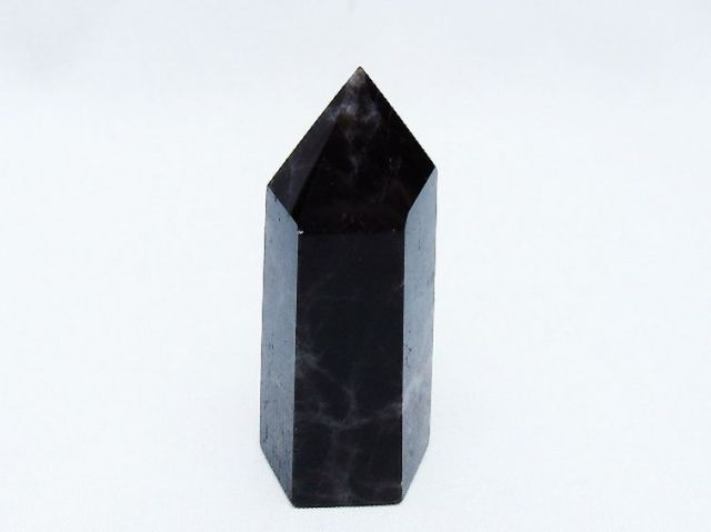 モリオン 純天然 黒水晶 六角柱 [t401-4575]