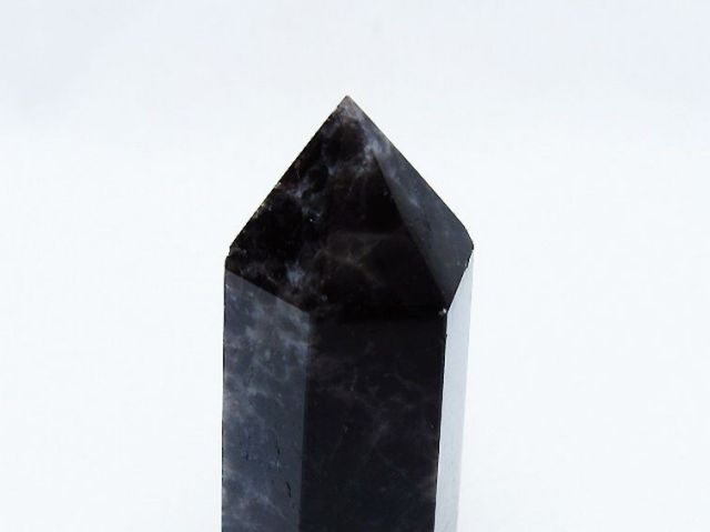 モリオン 純天然 黒水晶 六角柱 [t401-4575]