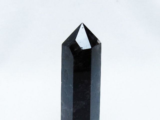 モリオン 純天然 黒水晶 六角柱 [t401-4602]