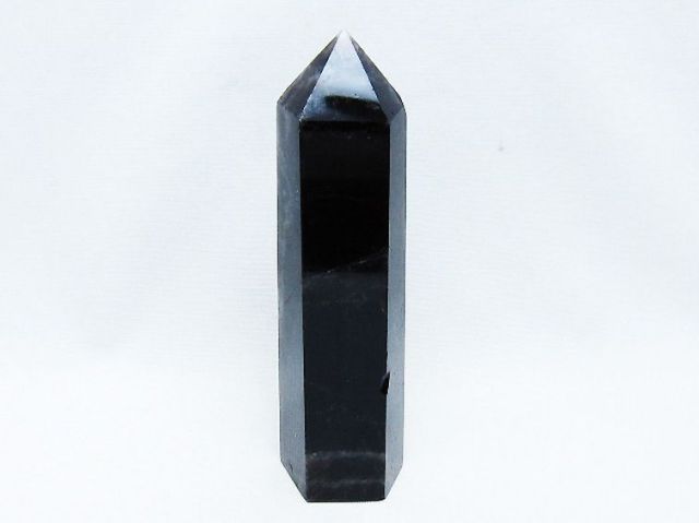 モリオン 純天然 黒水晶 六角柱 [t401-4705]