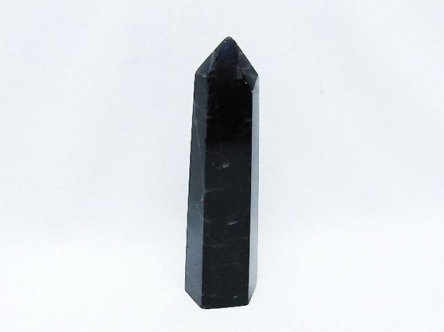 モリオン 純天然 黒水晶 六角柱 [t401-4751]