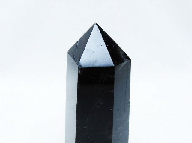 モリオン 純天然 黒水晶 六角柱 [t401-4759]