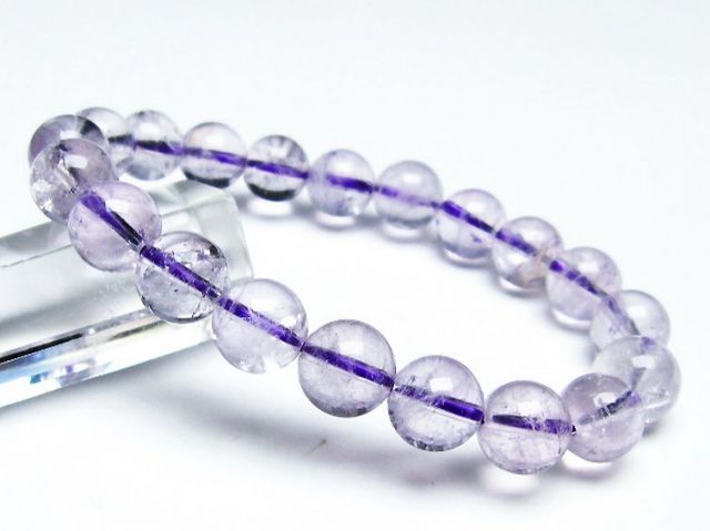 パワーストーン  アメジストブレスレット 10mm [T403-17243]1枚目