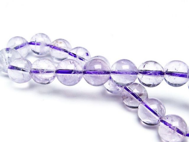 パワーストーン  アメジストブレスレット 10mm [T403-17243]2枚目
