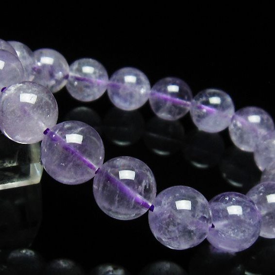 パワーストーン 天然石 アメジストブレスレット 12mm [T403-17553]