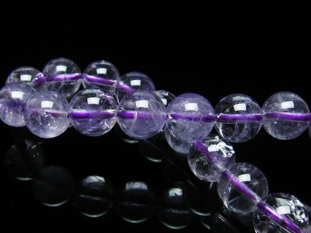 アメジストブレスレット 10mm [T403-17579]