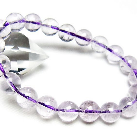 アメジストブレスレット 10mm [T403-18219]