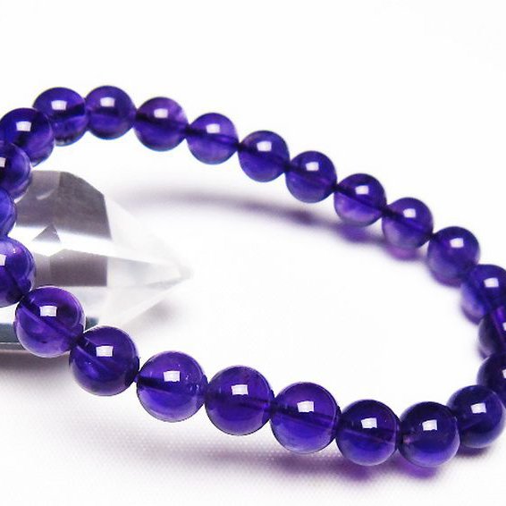 アメジストブレスレット 8mm [T406-3551]