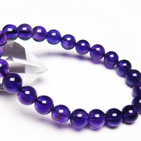アメジストブレスレット 8mm [T406-3553]