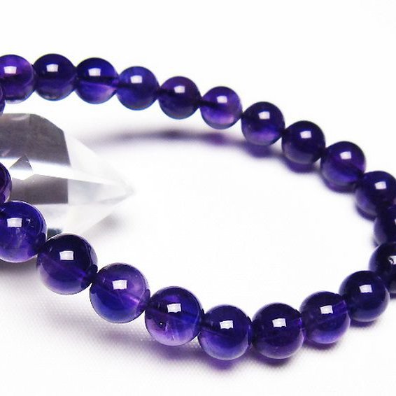 アメジストブレスレット 8mm [T406-3647]