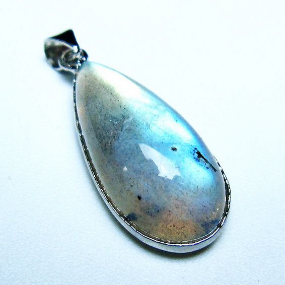 パワーストーン 天然石 ラブラドライトペンダント[T409-3809]