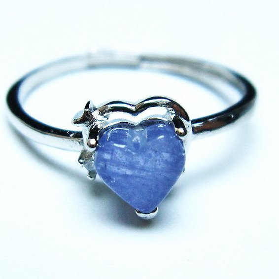 タンザナイトハート指輪(15号)[T417-1080]