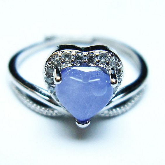 タンザナイトハート指輪(13号)[T417-979]