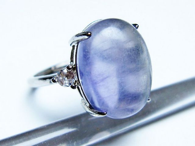 パワーストーン 天然石 フローライト指輪(18号)[T426-8635]