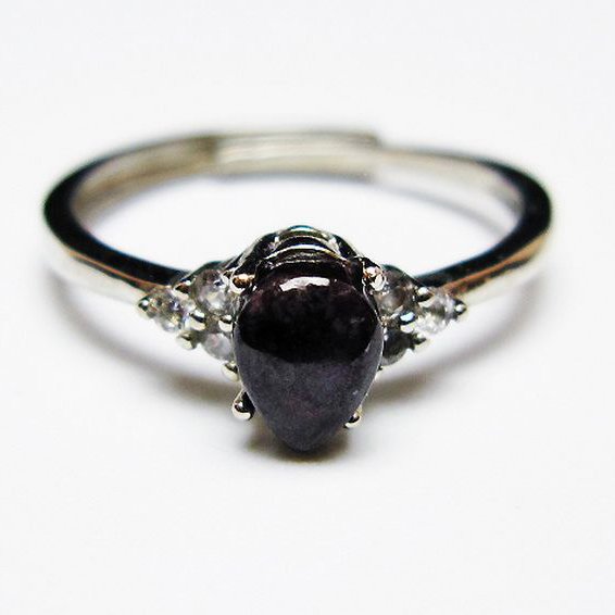 スギライト指輪(16号)[T427-4775]