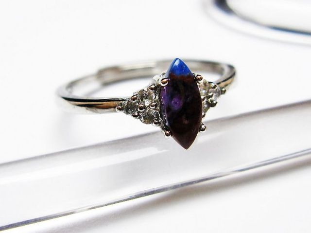 スギライト指輪(16号)[T427-4777]