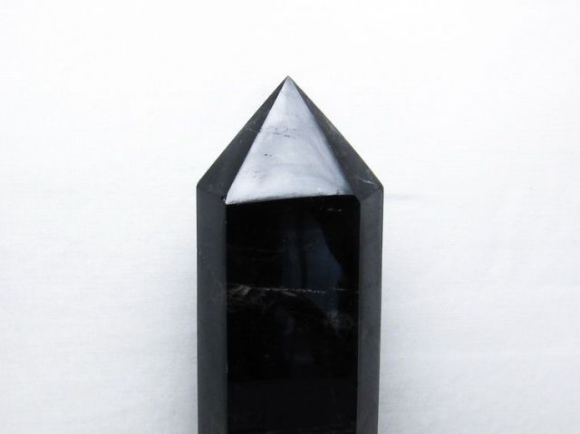 3.3Kgモリオン 純天然 黒水晶 六角柱[T43-7540]