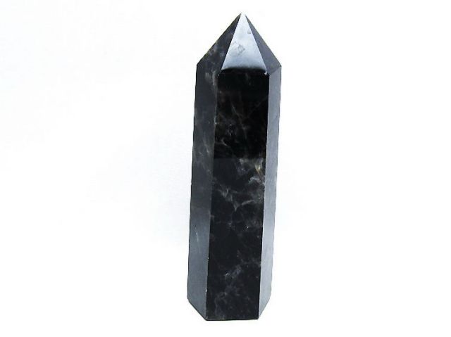 【最強の守護石】観音水晶　モリオン　黒水晶　ラフストーン　台座付き AAAランク】モリオン(黒水晶)如意樹・観音天珠ブレスレット【4