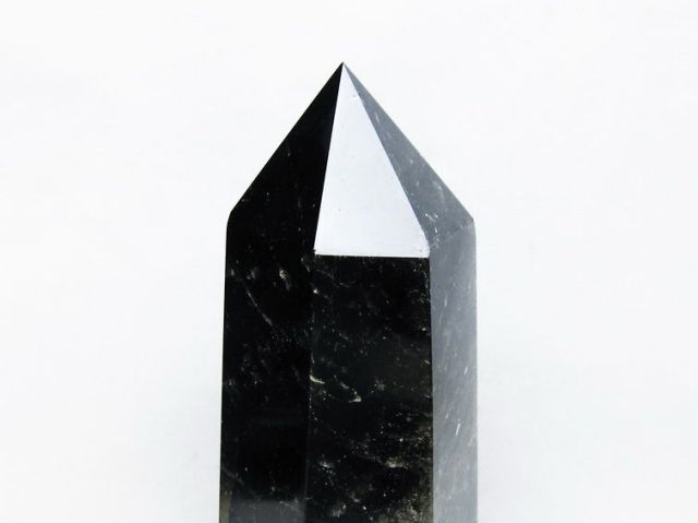 最強パワー　モリオン原石① 1.3Kgパワーストーン 天然石 モリオン 純天然 黒水晶 六角柱[T43