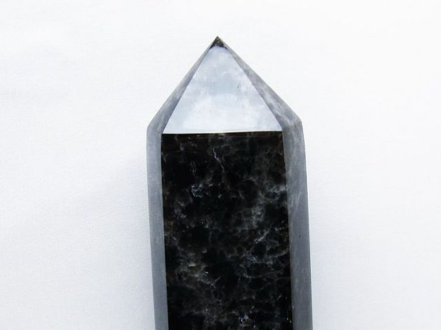 2.9Kgモリオン 純天然 黒水晶 六角柱 [t43-8806]