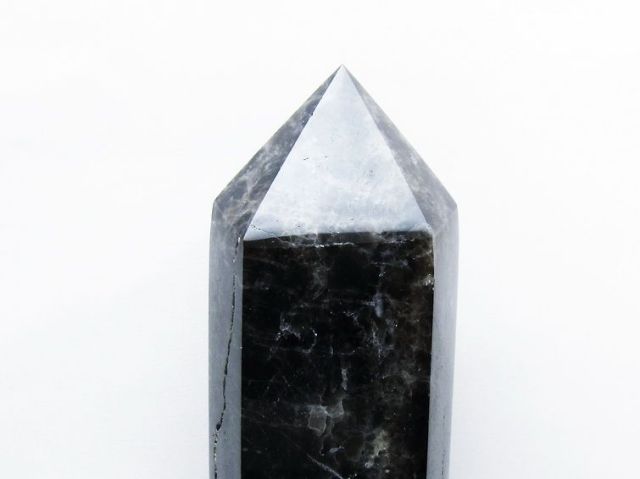 2.9Kgモリオン 純天然 黒水晶 六角柱 [t43-8806]