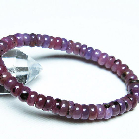 ルビーブレスレット7mm[T430-4551]