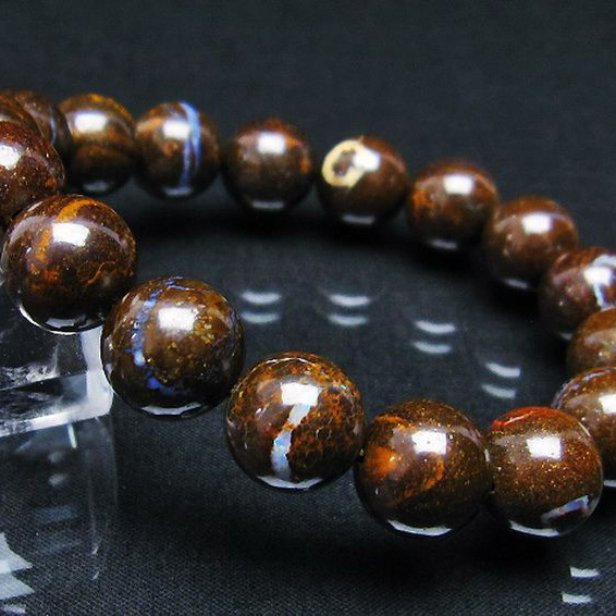 アイアンオパール ブレスレット12mm[T435-7920]